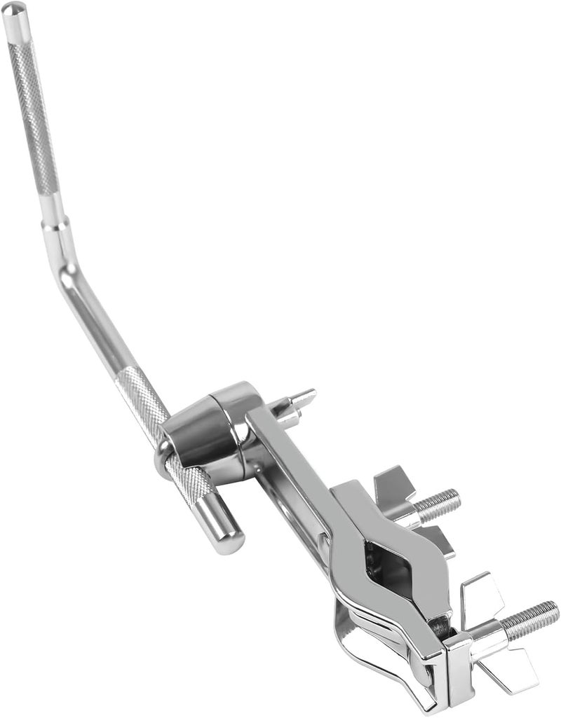 GOGHOST Cowbells Cymbal Clamp, Zinc Alloy Tom Mounts for Drums Clamp, Percussion Mounting Bracket for Cowbells, Jam Blocks, Tambourines, Mini Timbales, and Electronic Pads to A Stand (L-Base) - Image 1